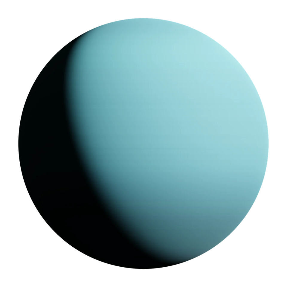 a black and blue sphere on a white background