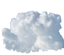 a cloud in the sky on a white background