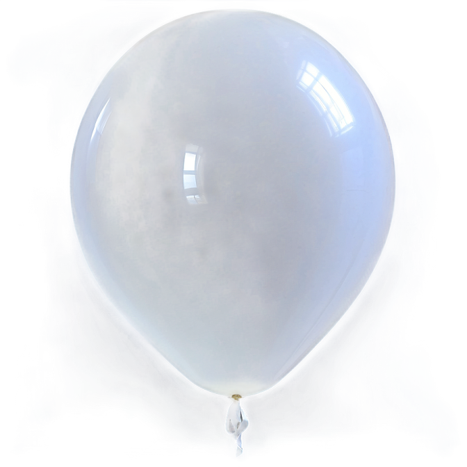 the balloon is white