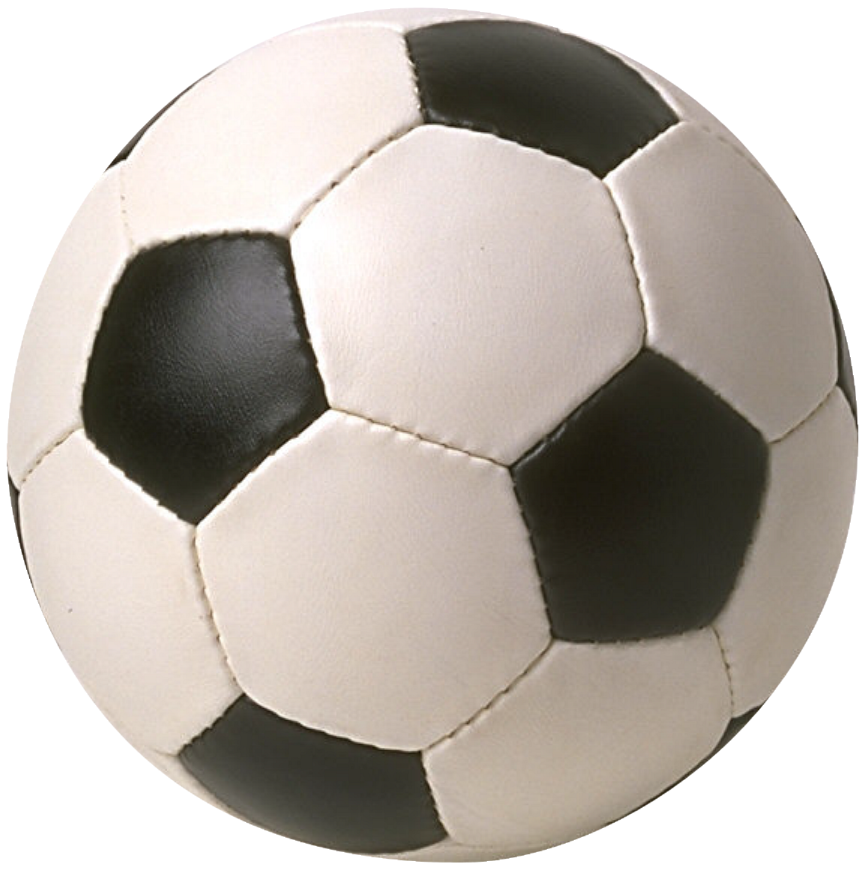 a soccer ball on a white background