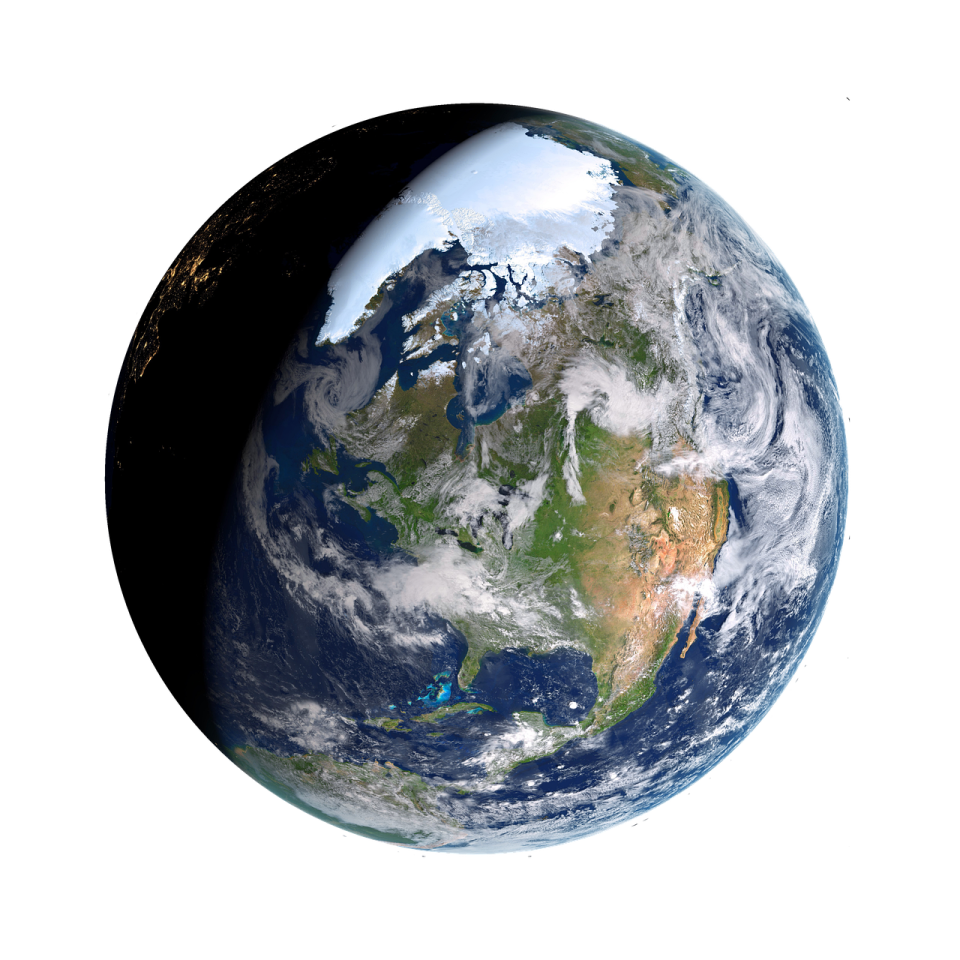 an image of the earth from space