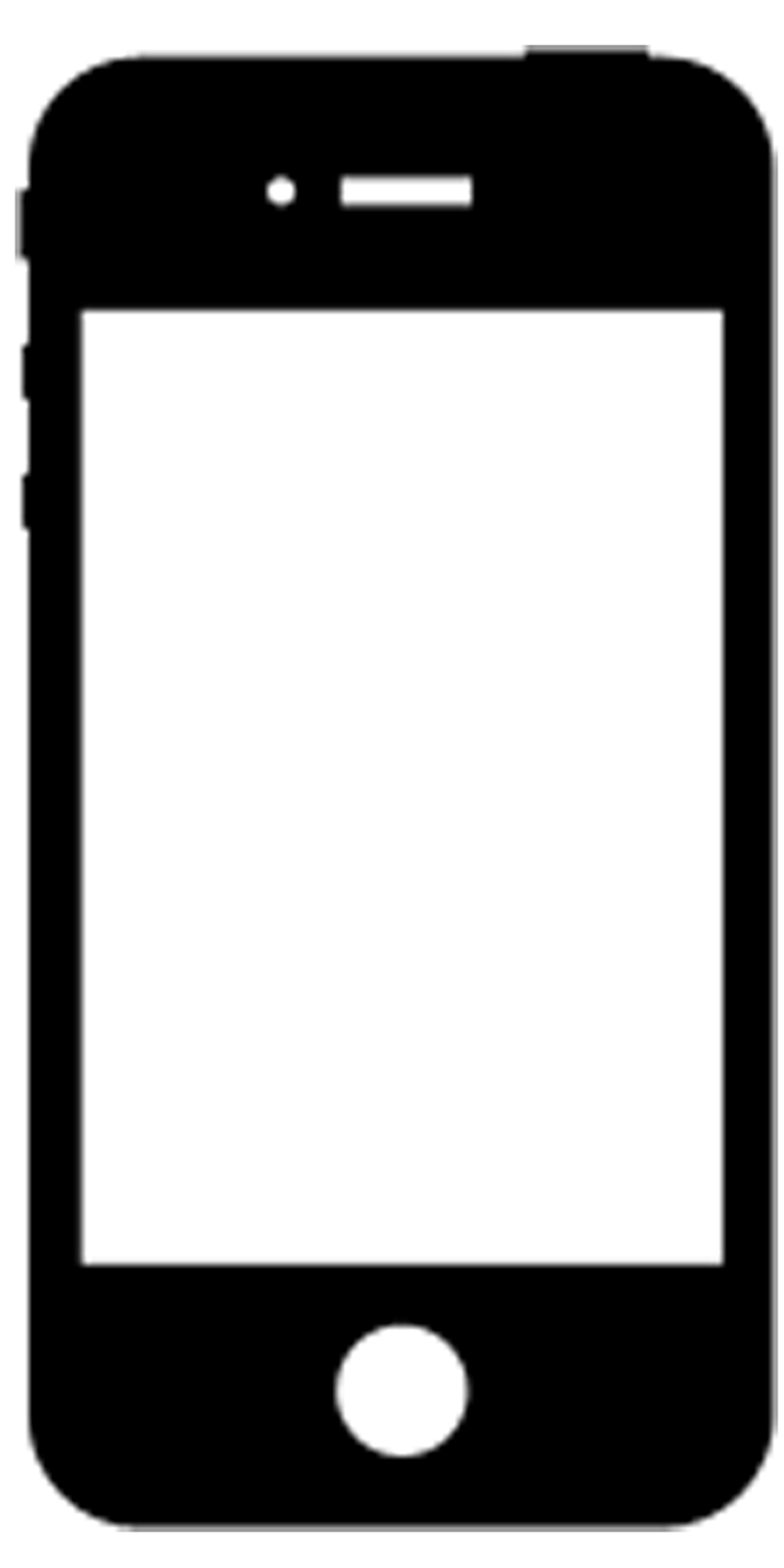 a black and white image of an iphone
