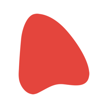 a red heart on a white background