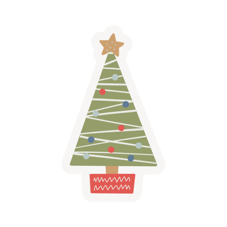 a christmas tree with a star on top