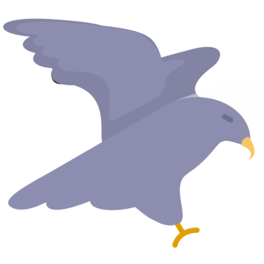 a bird in flight