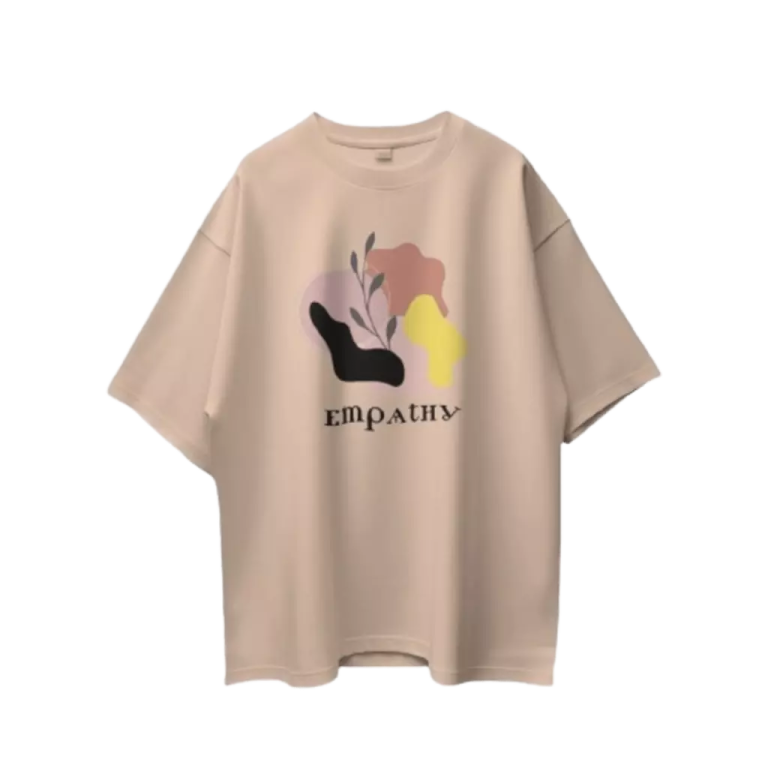 a t - shirt with an image of a woman's hand holding a flower