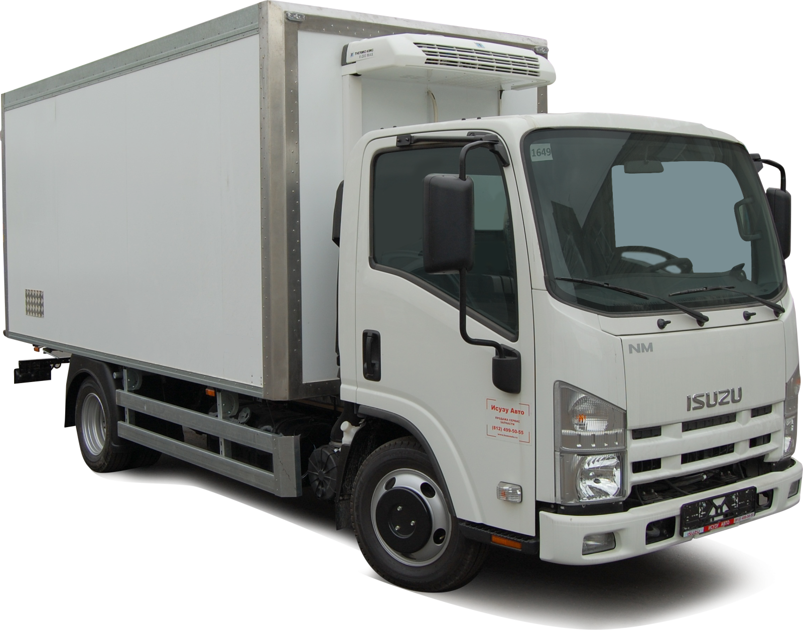 the truck is white