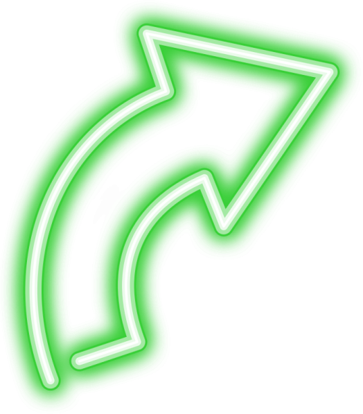 a green arrow icon on a white background
