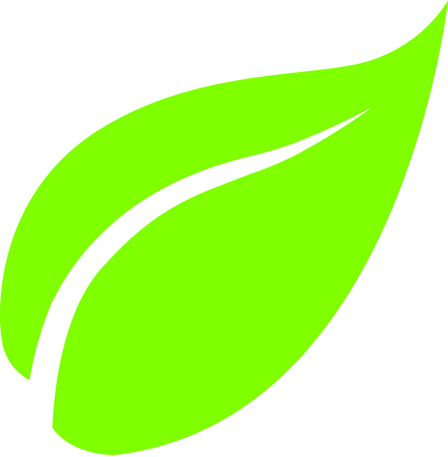 a green leaf icon