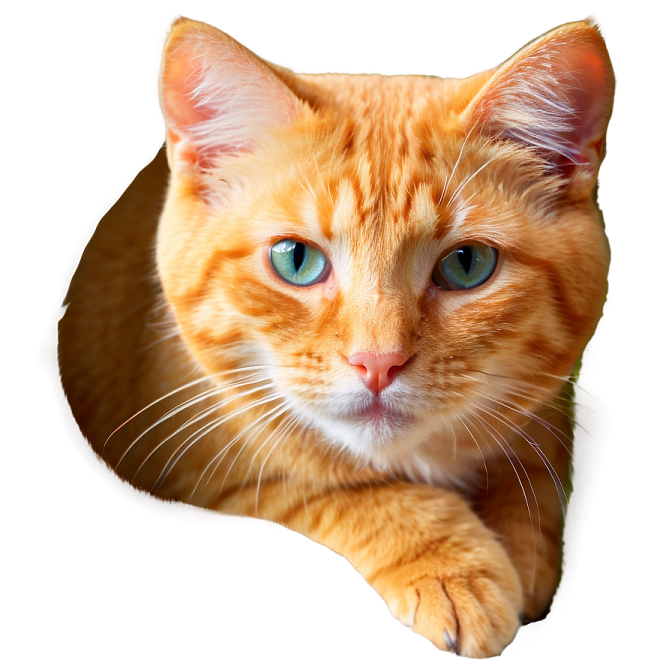 a close up of a cat looking at the camera