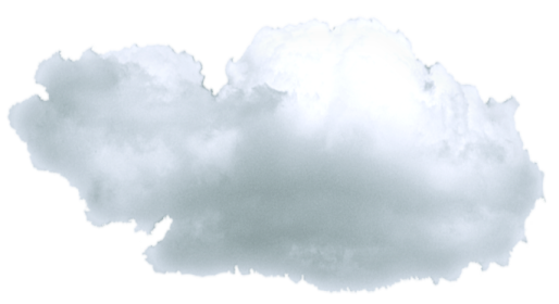 a white cloud in the sky