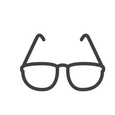 a pair of glasses icon