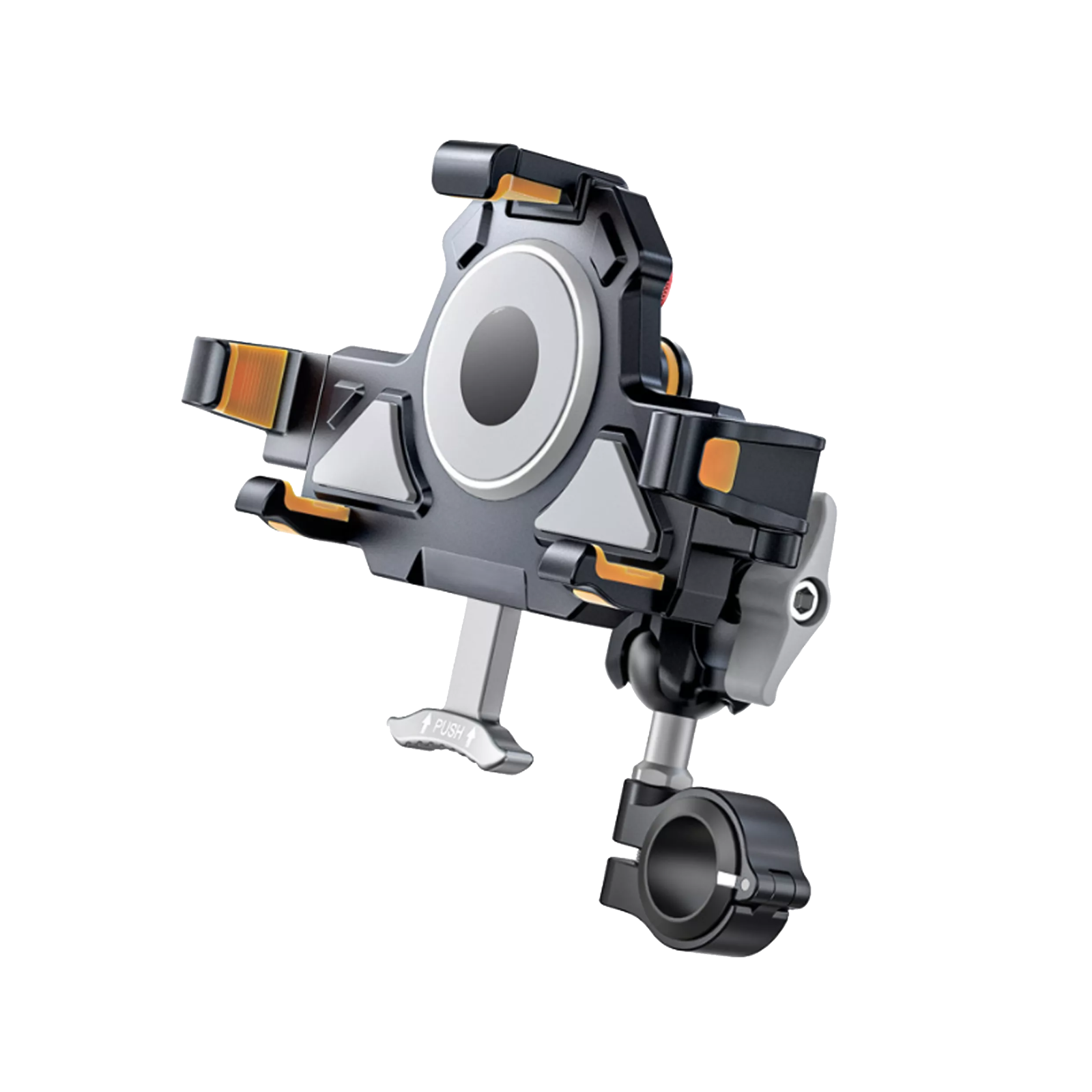 an image of a bike handle with a white background