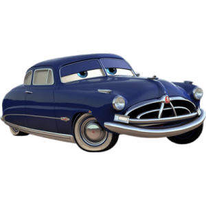 a blue car with a white background