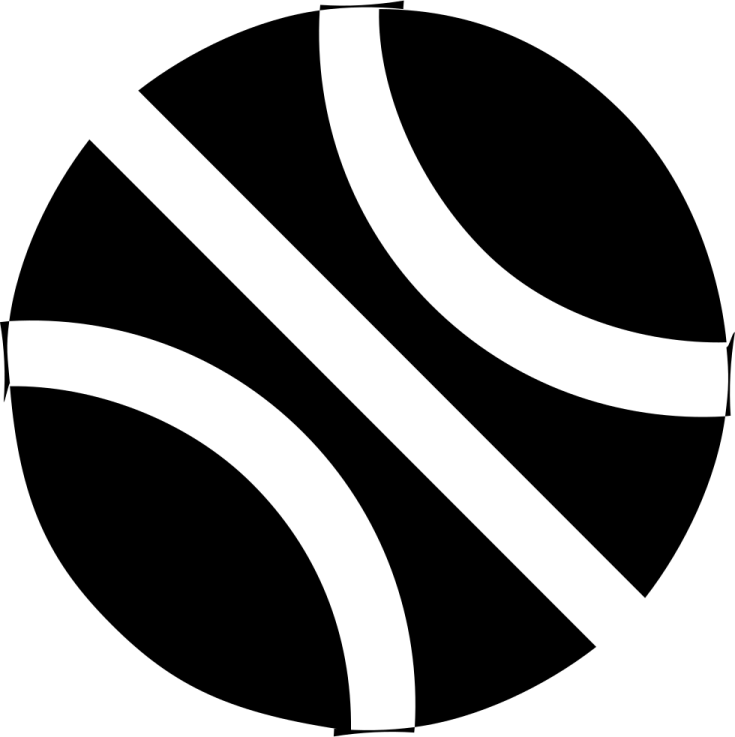 a black and white logo