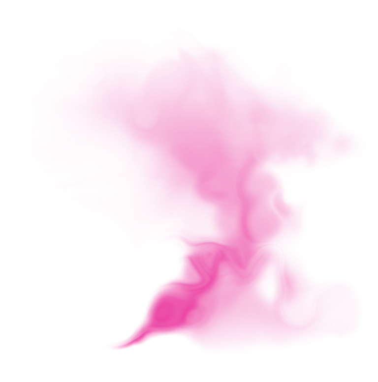 pink smoke on a white background