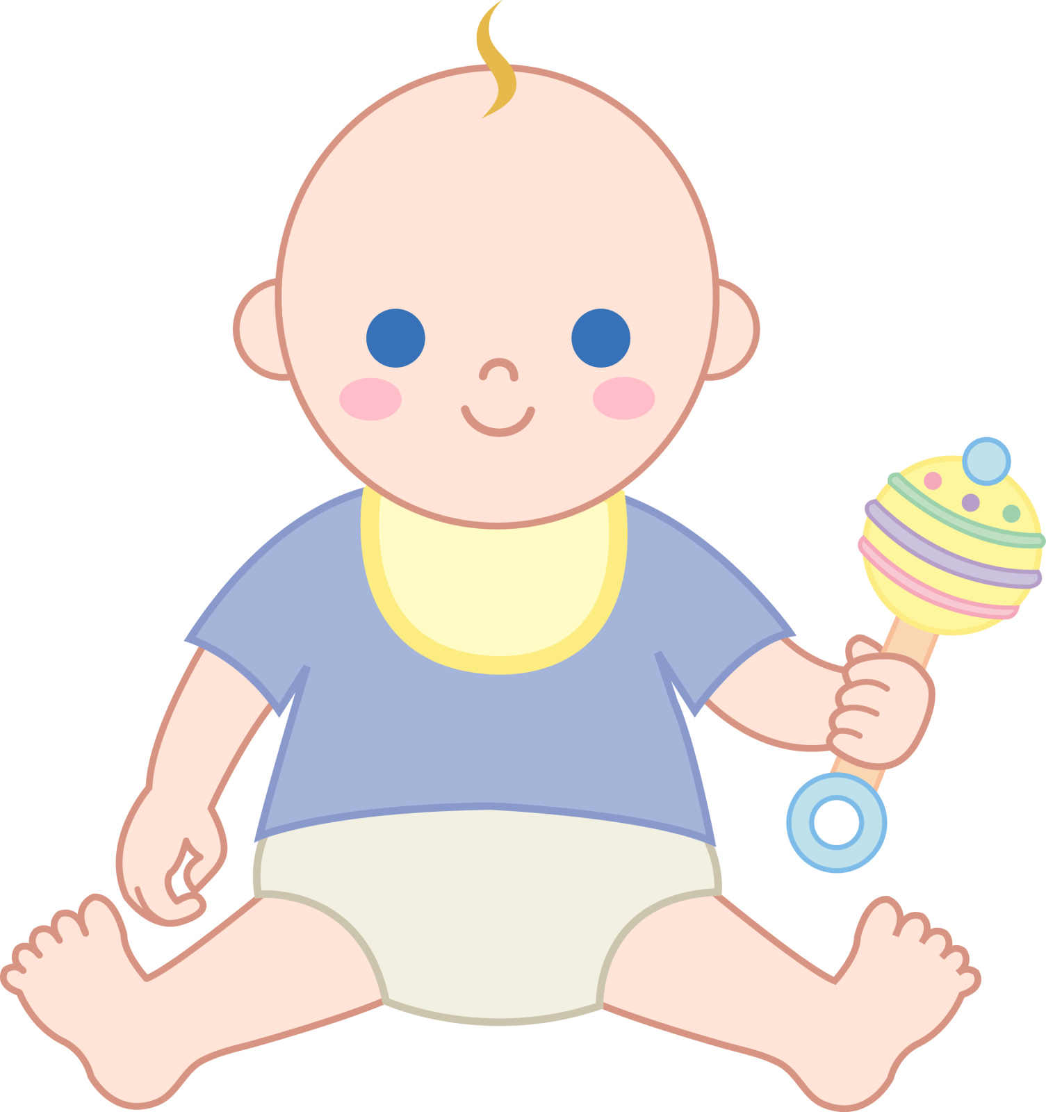 a baby sitting on the floor playing with a toy