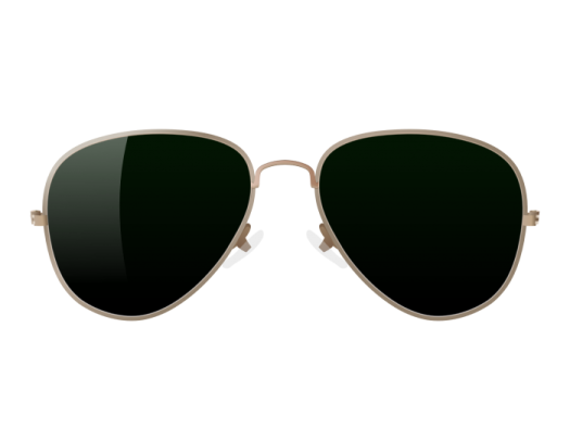 a pair of sunglasses on a white background