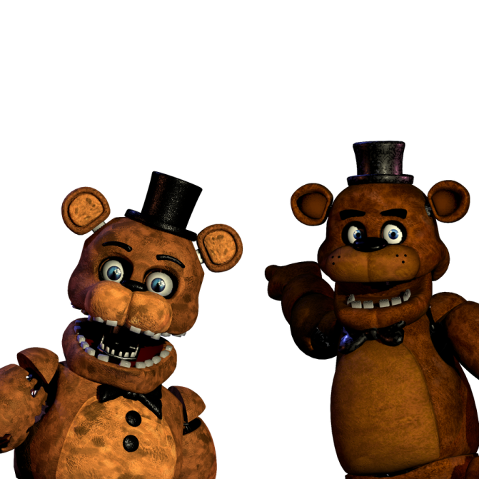 two brown teddy bears wearing top hats