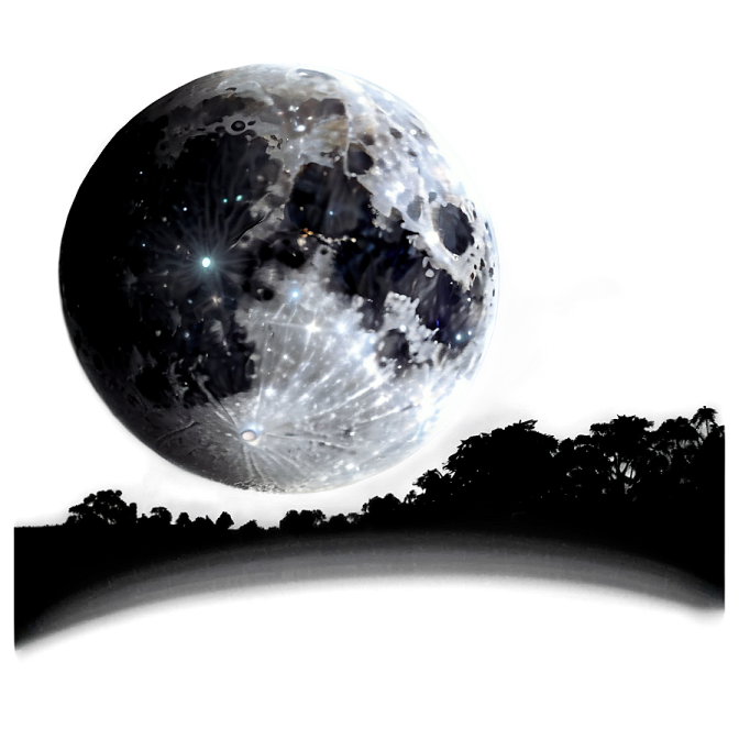 a black and white photo of the moon