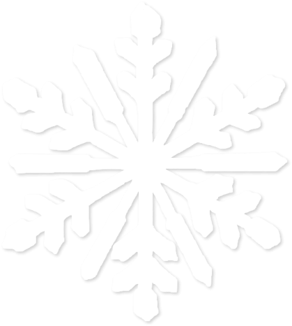 a white snowflake is shown in the center of this image