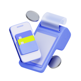 a smartphone with a credit card attached to it