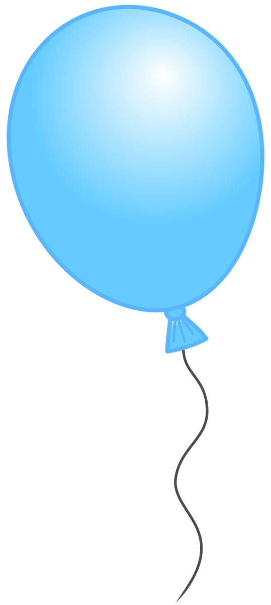 blue balloon clip art