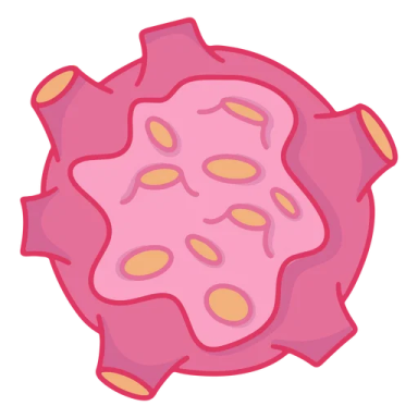 an illustration of a cancer cell