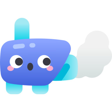 a blue and white cartoon character with a big nose