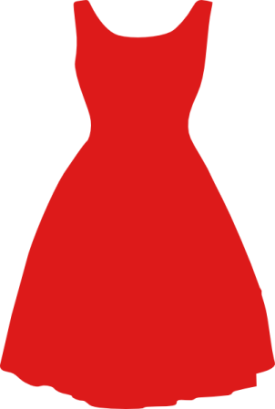 a red dress