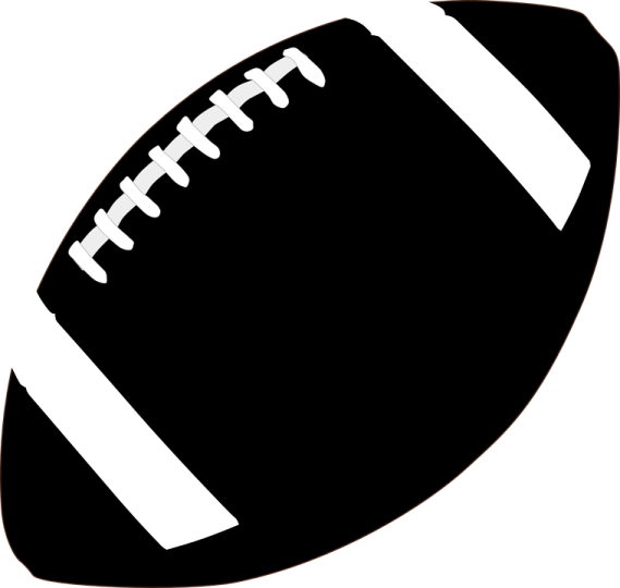 a black and white football ball