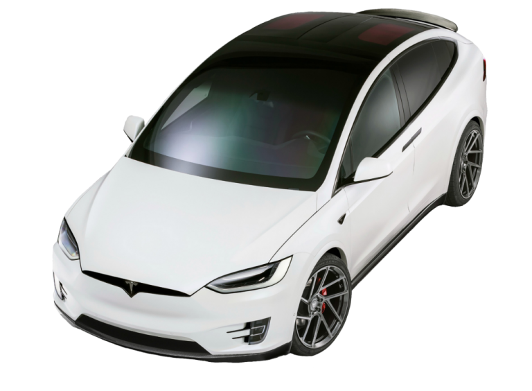 a white tesla model 3