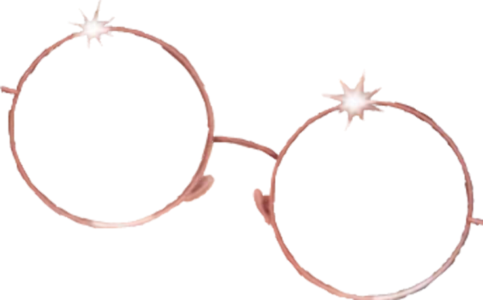 a pair of glasses on a white background