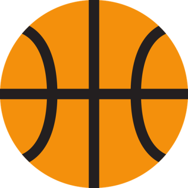 a basketball ball with a cross in the middle
