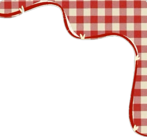 a red and white checkered pattern on a white background