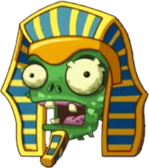 an egyptian mask with a green face and yellow hair