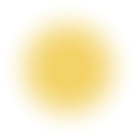 a yellow circle on a white background