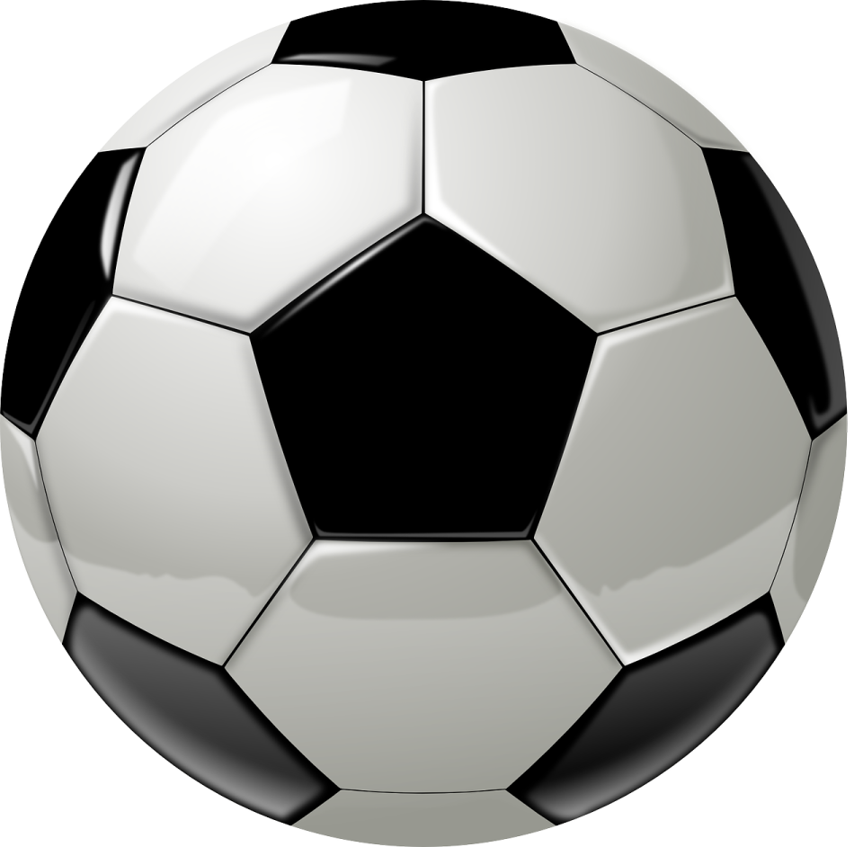 a soccer ball on a white background
