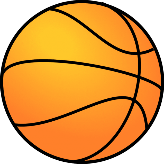 a basketball ball on a white background