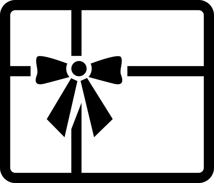 a gift box with a bow