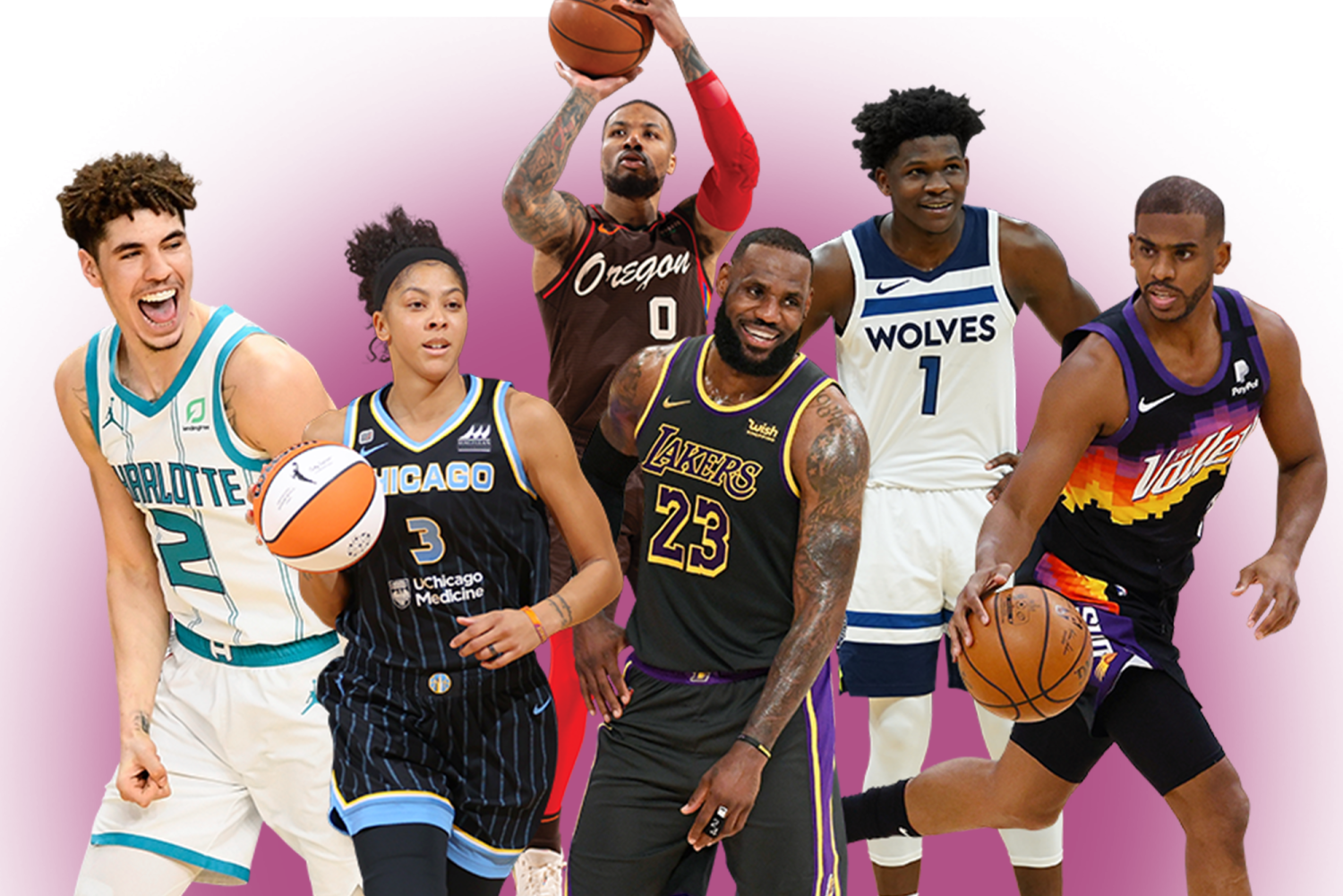 a group of basketball players