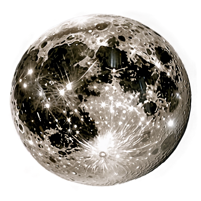 a black and white image of the moon
