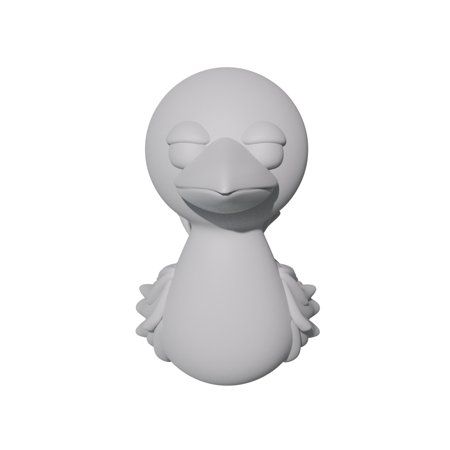 a 3d character sitting on the ground