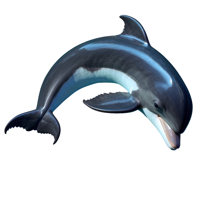 a dolphin jumping out of the water
