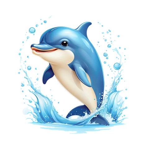 a dolphin jumping out of the water