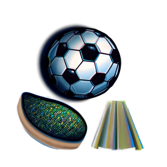 an image of a soccer ball and a cone