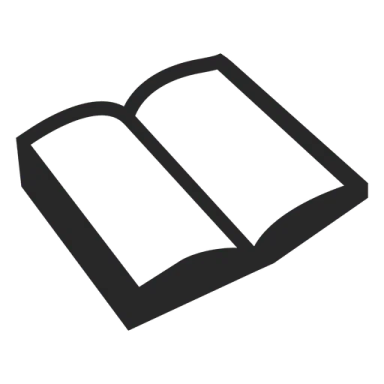 an open book icon