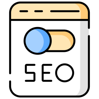a smartphone with the word seo on it