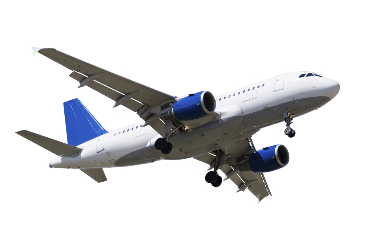 an airplane flying in the sky