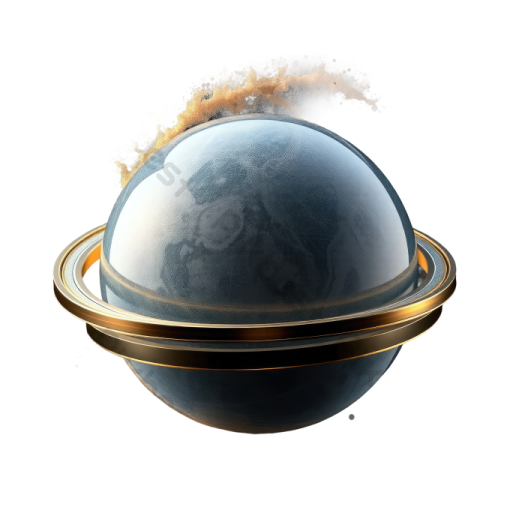 an image of a planet with smoke coming from it